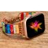 Healing Chakra Protection Apple Watch Strap – Bohemian Natural Stone iWatch Band (38mm–45mm, Series 8/7/6/5/SE/Ultra)