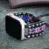 Mystic Night Gemstone Apple Watch Band – Handmade Boho Nylon Strap
