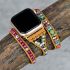 Confident Goddess Apple Watch Strap – Pink Agate & Imperial Jasper Crystal Band