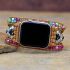 Confident Goddess Apple Watch Strap – Pink Agate & Imperial Jasper Crystal Band