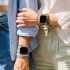 Healing Topaz Apple Watch Strap – Handmade Crystal & Leather Band