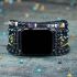 Nightfall Bohemian Wrapsody Bracelet Band for Apple Watch – Handmade Natural Stone Wrap