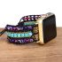 Imperial Jasper Beaded Woven Watch Band – Boho Apple Watch Strap