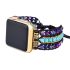 Imperial Jasper Beaded Woven Watch Band – Boho Apple Watch Strap