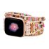Boho Crystal Apple Watch Band – Handmade Multi-Layer Natural Stone Wrap Bracelet Strap