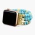 Turquoise Dream Stretch Apple Watch Band – Handmade Natural Stone Beaded Bracelet Strap (38–45mm)