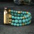 Turquoise Dream Stretch Apple Watch Band – Handmade Natural Stone Beaded Bracelet Strap (38–45mm)