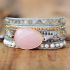 Rose Quartz Loving Wrap Bracelet – Handmade Heart Chakra Healing Crystal Jewelry