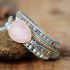 Rose Quartz Loving Wrap Bracelet – Handmade Heart Chakra Healing Crystal Jewelry
