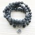 Labradorite Mala Bracelet – 108 Beads