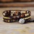Tiger Eye Gemstone Wrap Bracelet