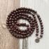 108 Garnet Mala Bracelet – Meditation, Balance & Strength