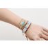 Handmade Bohemian Shoushan Stone Bracelet