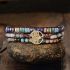 Natural Mixed Gemstones Wrap Bracelet with Tree of Life Charm – Handmade Adjustable Jewelry