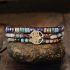 Natural Mixed Gemstones Wrap Bracelet with Tree of Life Charm – Handmade Adjustable Jewelry