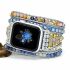 Bohemian Blue Dreams Apple Watch Band – Natural Blue Agate & Sodalite Handmade Strap