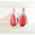Red Imperial Jasper Teardrop Earrings