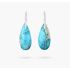 Turquoise Jasper Protection Drop Earrings