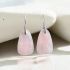 Rose Quartz Protection Drop Earrings