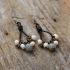 Pearls & Labradorite Leather Earrings