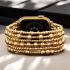 Golden Demure Stretch Apple Watch Strap