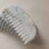 Natural White Howlite Scalp Comb & Gua Sha Tool | Calming Head Massager