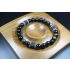 8mm beads- Black Obsidian with Cube Lava Bracelet - Bracelet - Jewelry - Bead Bracelet - Heal Bracelet 