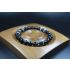 8mm beads- Black Obsidian with Cube Lava Bracelet - Bracelet - Jewelry - Bead Bracelet - Heal Bracelet 
