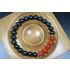 8mm beads-Anxiety Relief Bracelet - Matte Black Onyx with Orange dragon agate Bracelet - Lucky Bracelet - Popular Gift