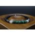 Malachite, Moonstone, Hematite & Black Tourmaline Bracelet (6mm Beads)/Powerful Protection, Emotional Balance, Heart Chakra, Well-Being