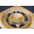 Elastic/Stretch Bracelet with Natural 6mm Black Tourmaline, Black Onyx, Obsidian, Smoky Quartz, Labradorite & Clear Quartz with or without Metal Spacers