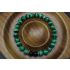 Malachite & Black Tourmaline Bracelet (6mm Beads)/Protection, Positive Energy, Strength