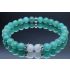 Amazonite & Moonstone Bracelet (6mm Beads)/Soothing, Positive Energy, Anxiety