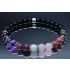 Ultimate Grief/Loss Support Bracelet,Rose Quartz,Amethyst,Black Onyx,Rhodonite,Pyrite,Moonstone,Lepidolite,Smoky Quartz (6mm Beads)