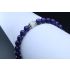 Charoite & Moonstone Bracelet (6mm Beads)/Spiritual, Overcome Fear, Reduce Stress, Negativity, Stress, Obsessions