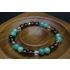 Amazonite, Smoky Quartz & Clear Quartz Bracelet (6mm Beads)/Anxiety, Depression, Empath Protection, Positive Energy, Inner Peace