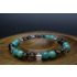 Amazonite, Smoky Quartz & Clear Quartz Bracelet (6mm Beads)/Anxiety, Depression, Empath Protection, Positive Energy, Inner Peace