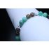 Amazonite, Smoky Quartz & Clear Quartz Bracelet (6mm Beads)/Anxiety, Depression, Empath Protection, Positive Energy, Inner Peace