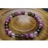 Lepidolite, Smoky Quartz & Clear Quartz Depression/Mental Health Support Bracelet (6mm Beads)