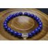 Lapis Lazuli & Crystal Quartz Bracelet (6mm Beads)