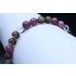 Lepidolite, Smoky Quartz & Clear Quartz Depression/Mental Health Support Bracelet (6mm Beads)
