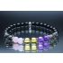 Empath Bracelet with Black Tourmaline, Black Labradorite, Amethyst, Citrine & Rose Quartz (6mm Beads)