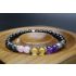 Empath Bracelet with Black Tourmaline, Black Labradorite, Amethyst, Citrine & Rose Quartz (6mm Beads)