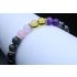 Empath Bracelet with Black Tourmaline, Black Labradorite, Amethyst, Citrine & Rose Quartz (6mm Beads)