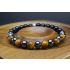 Black Tourmaline, Tiger Eye & Hematite Protection Bracelet (6mm Beads)