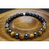Black Tourmaline, Tiger Eye & Hematite Protection Bracelet (6mm Beads)