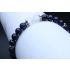 Blue Goldstone & Selenite Bracelet (6mm Beads)/Protective Energy, Positivity, Courage, Grounding, Spiritual