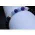 Spiritual Protection Communication Bracelet with Black Tourmaline, Jet, Kyanite, Selenite, Angelite, Celestite & Amethyst (6mm Beads)