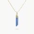 Blue Topaz Raw Stone Necklace